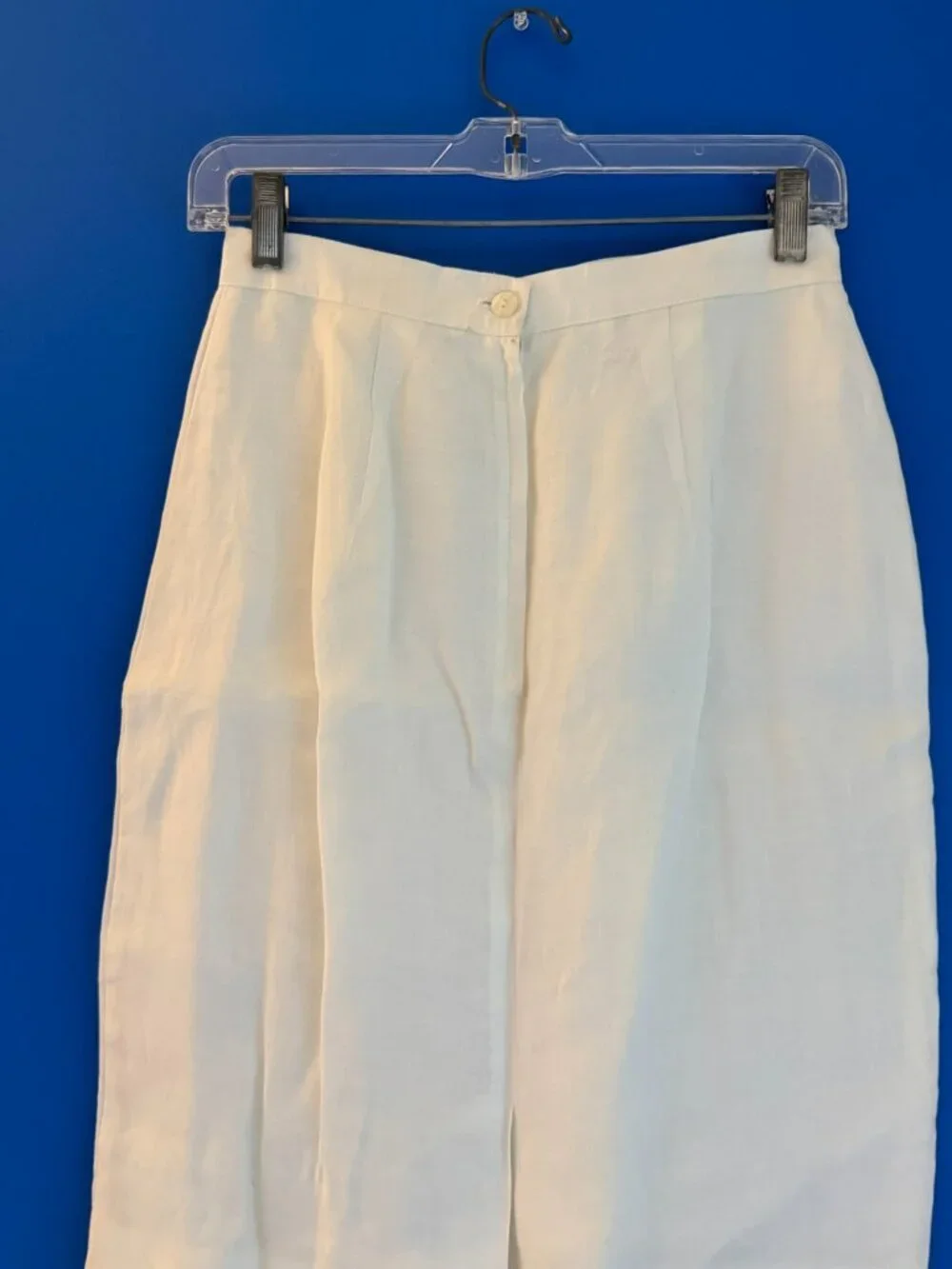 Vintage Y2K Jessica McClintock Professional 100% Linen Skirt Woman's - Size 8